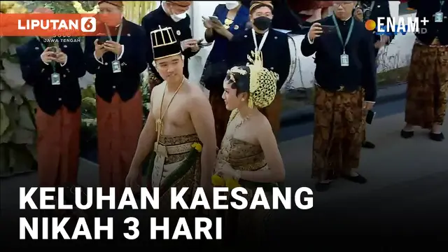 VIDEO: Nikahan 3 Hari, Kaesang Ngeluh