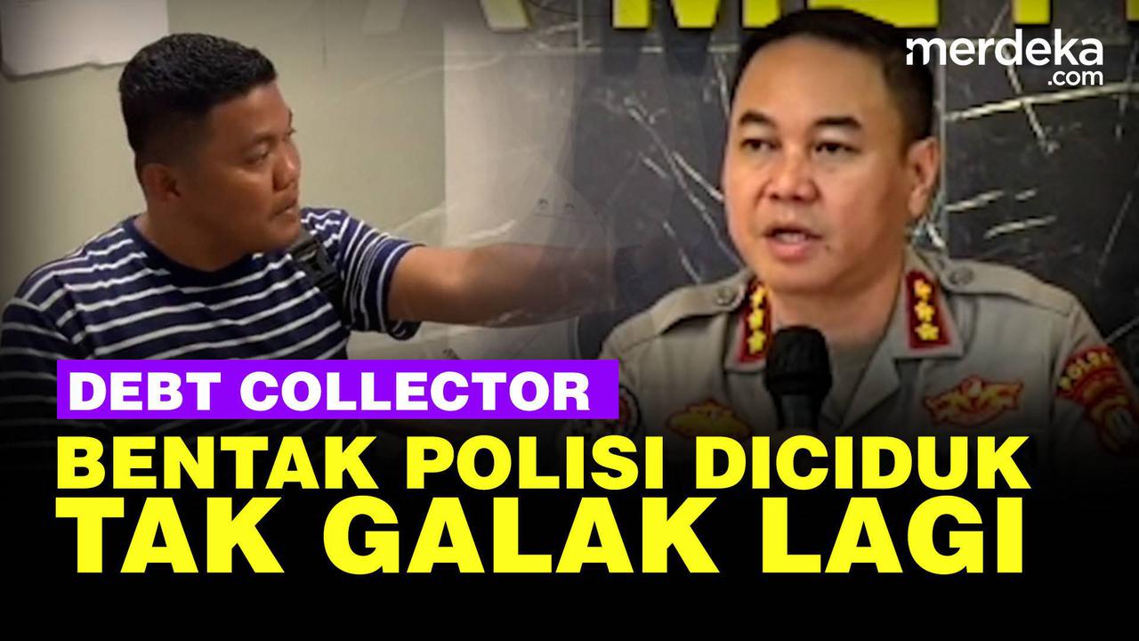 VIDEO: Buron Debt Collector Bentak Polisi Digulung di Sumut