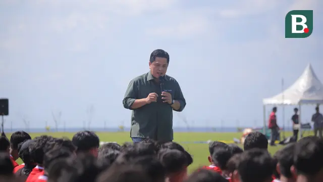 FOTO Erick Thohir Kunjungi Seleksi Timnas Indonesia U-17
