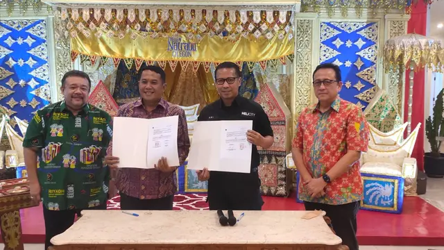 PT Grand Mangku Putra (GMP) dan PT Riyadh Group Indonesia melakukan soft opening Restoran The New Natrabu Cilegon di kawasan properti terpadu (mixed use) The Grand Mangku Putra Arcade (GMPA), pada Sabtu (16/4/2022).