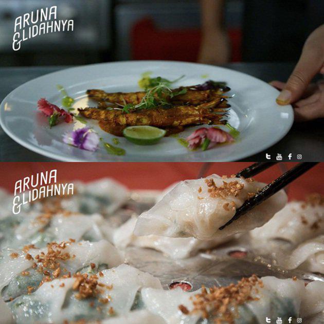 Kalau yang tadi bikin lapar, foto ini juga pasti bisa bikin penonton langsung ke restoran atau pesan makanan di ojek online. Yang atas adalah kari udang. Kalau yang bawah choi pan alias chaikue Pontianak./Copyright instagram.com/palarifilms