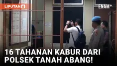 Bermodal Sajadah, 16 Tahanan Kabur dari Polsek Tanah Abang