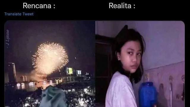 9 Momen Apes yang Terjadi di Malam Tahun Baru Ini Bikin Kesal