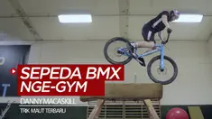 Berita video mengenai The Gym, sebuah film terbaru pesepeda BMX Danny MacAskill yang terkenal dengan aksi dan trik-trik mautnya.