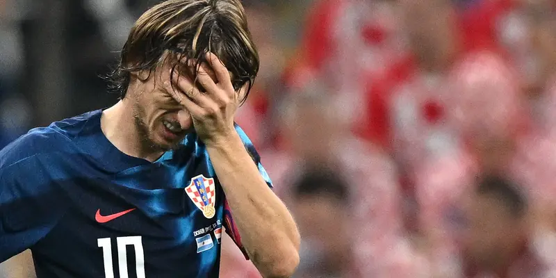 Raut Kecewa Luka Modric Gagal Bawa Kroasia Juara Piala Dunia 2022