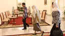 Presiden Joko Widodo menerima kunjungan kerja Ibu Negara Afghanistan, Rula Ghani di Istana Bogor, Selasa (5/12). Kunjungan kerja Rula Ghani merupakan kunjungan balasan atas kunjungan pemerintah Indonesia ke Afganistan. (Liputan6.com/Angga Yuniar)