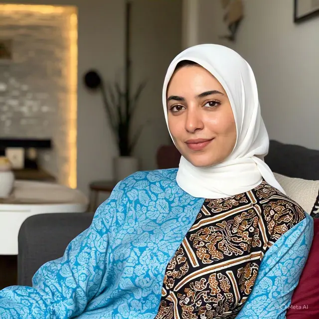 Tunik Batik Kombinasi Polos Modern untuk Gaya Hijab Kasual Kekinian