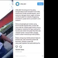 Pria Tua Tampar Wanita di Tol