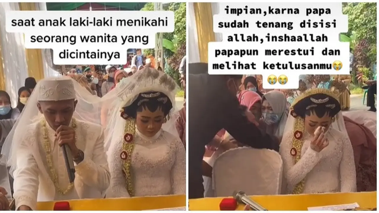 Viral Pengantin Pria Menangis Pilu Usai Ijab Kabul, Alasannya Bikin Haru
