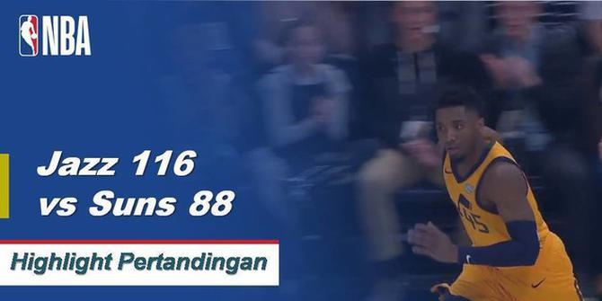 Cuplikan Pertandingan NBA : Jazz 116 vs Suns 88