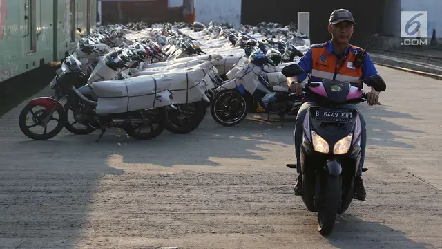 Mengintip Aktivitas Mudik Gratis Sepeda Motor