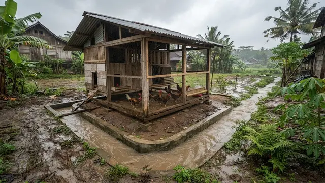 Perbaikan Sistem Drainase di Sekitar Kandang