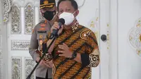 Mendagri saat melakukan kunjungan kerja ke Kabupaten Kendal, Jawa Tengah untuk rapat koordinasi dengan Bupati Kendal dan Gubernur Jawa Tengah Ganjar Pranowo.