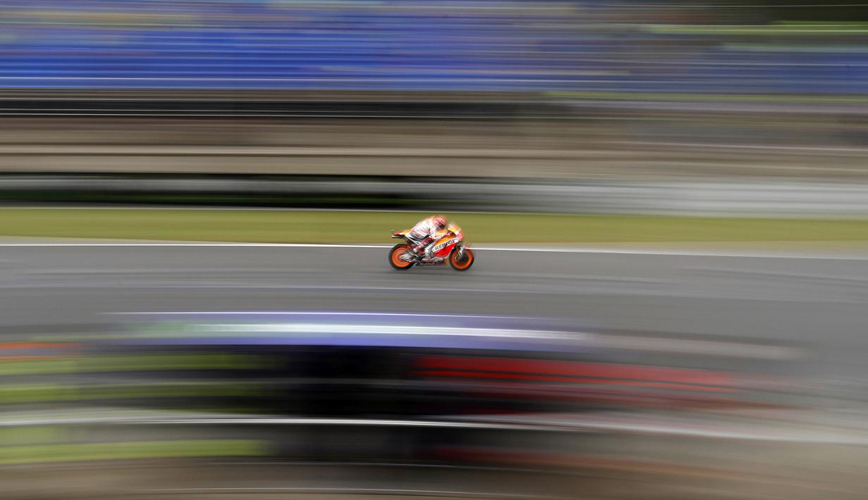 FOTO Marc Marquez Juara Rossi Urutan Ke 4 Di Sirkuit Brno MotoGP