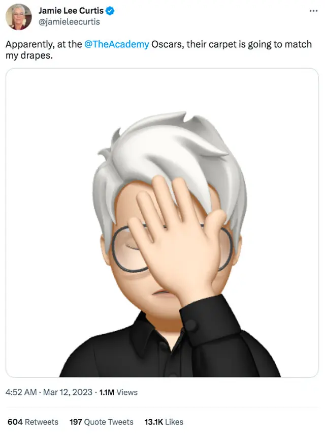 Jamie Lee Curtis Tweet