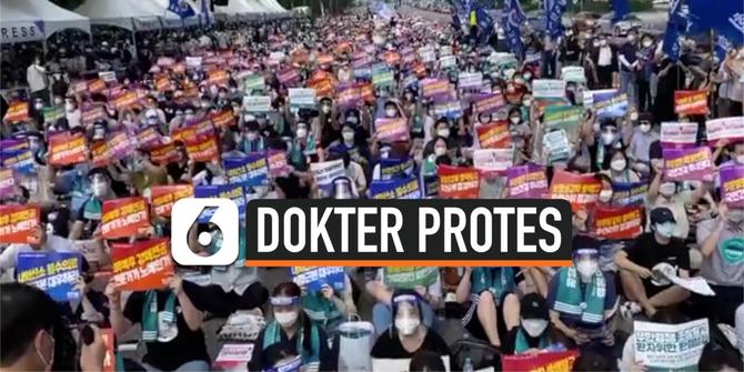 VIDEO: Ratusan Dokter Korsel Protes Rencana Penambahan Jumlah Siswa Kedokteran