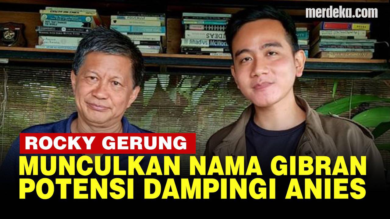 VIDEO: Jawaban Gibran Disebut Rocky Gerung Potensial jadi Cawapres Anies Baswedan