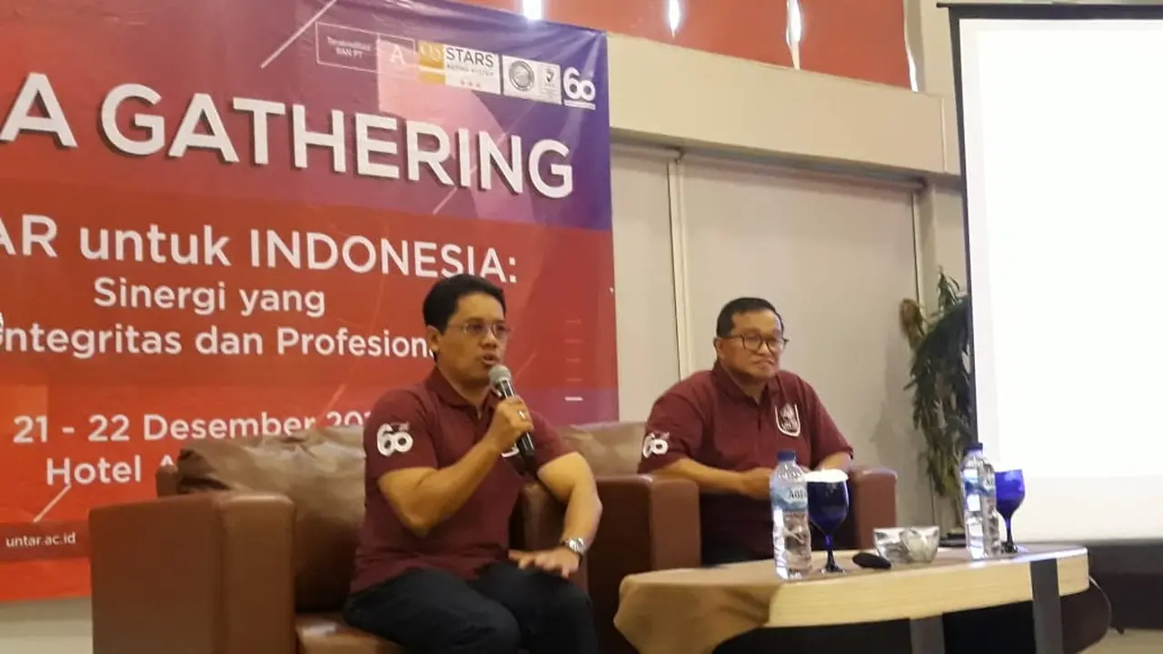 Rektor Universitas Tarumanagara Agustinus Purna Irawan