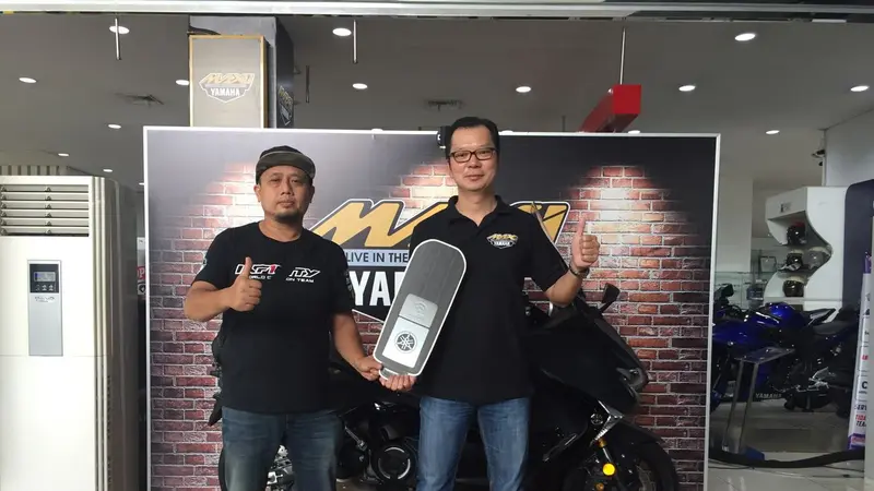 Yamaha Resmi Serahkan 40 Unit Pertama Yamaha TMax DX ke Konsumen (Arief /Liputan6.com)