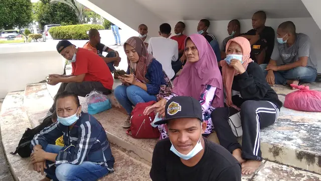 PMI ilegal dideportasi dari Malaysia melalui Batam. (Foto: Liputan6.com/Ajang Nurdin)