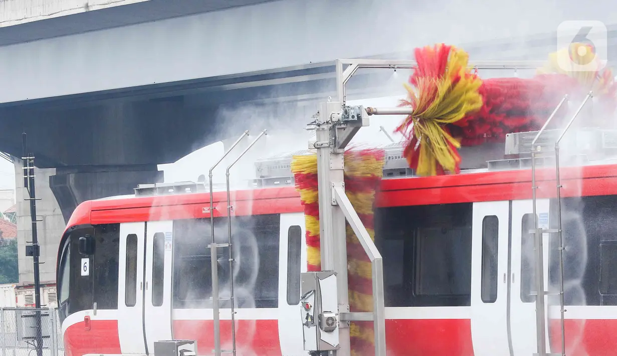 Sistem GOA 3 pada LRT Jabodebek ini merupakan yang pertama diterapkan pada sistem perkeretaapian di Indonesia. (Liputan6.com/Herman Zakharia)