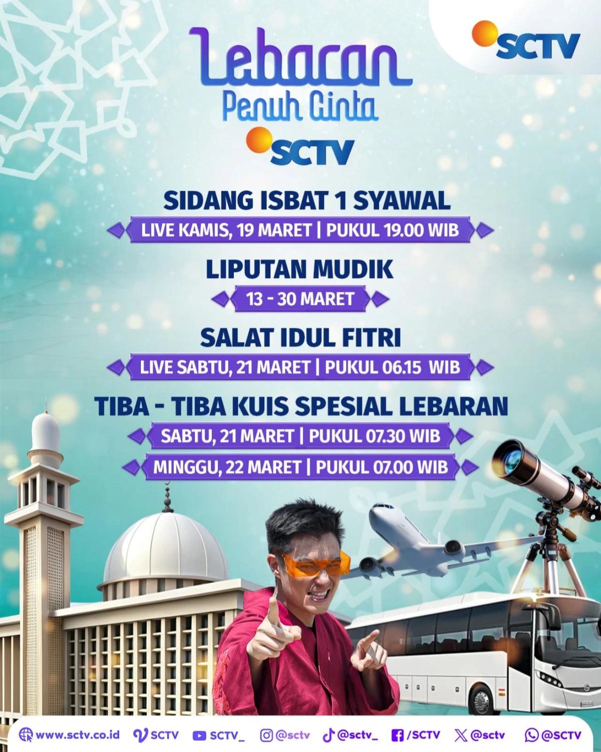 Temani Libur Lebaran, SCTV dan MOJI Sajikan Deretan Film Hits hingga Siaran Spesial Idul Fitri