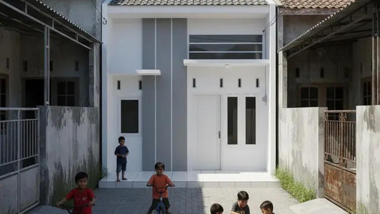 10 Model Rumah 1 Lantai Nyaman di Gang Kecil, Hemat Lahan Tetap Asri