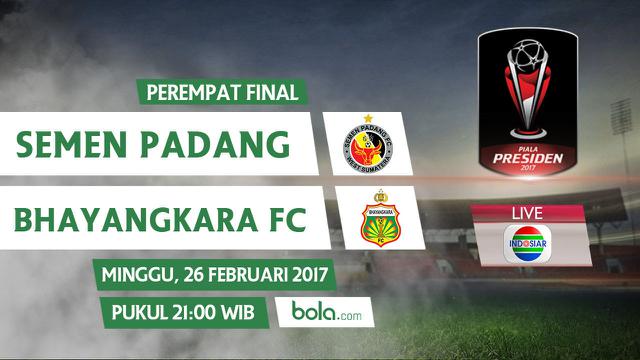 Piala Presiden 2017, Semen Padang, Bhayangkara FC