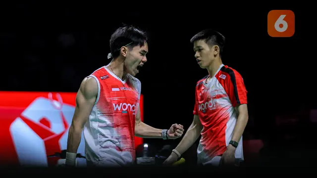 Foto: Raymond/Joaquin Wakili Ganda Putra Indonesia di Final Indonesia Open setelah Tumbangkan Sabar/Reza