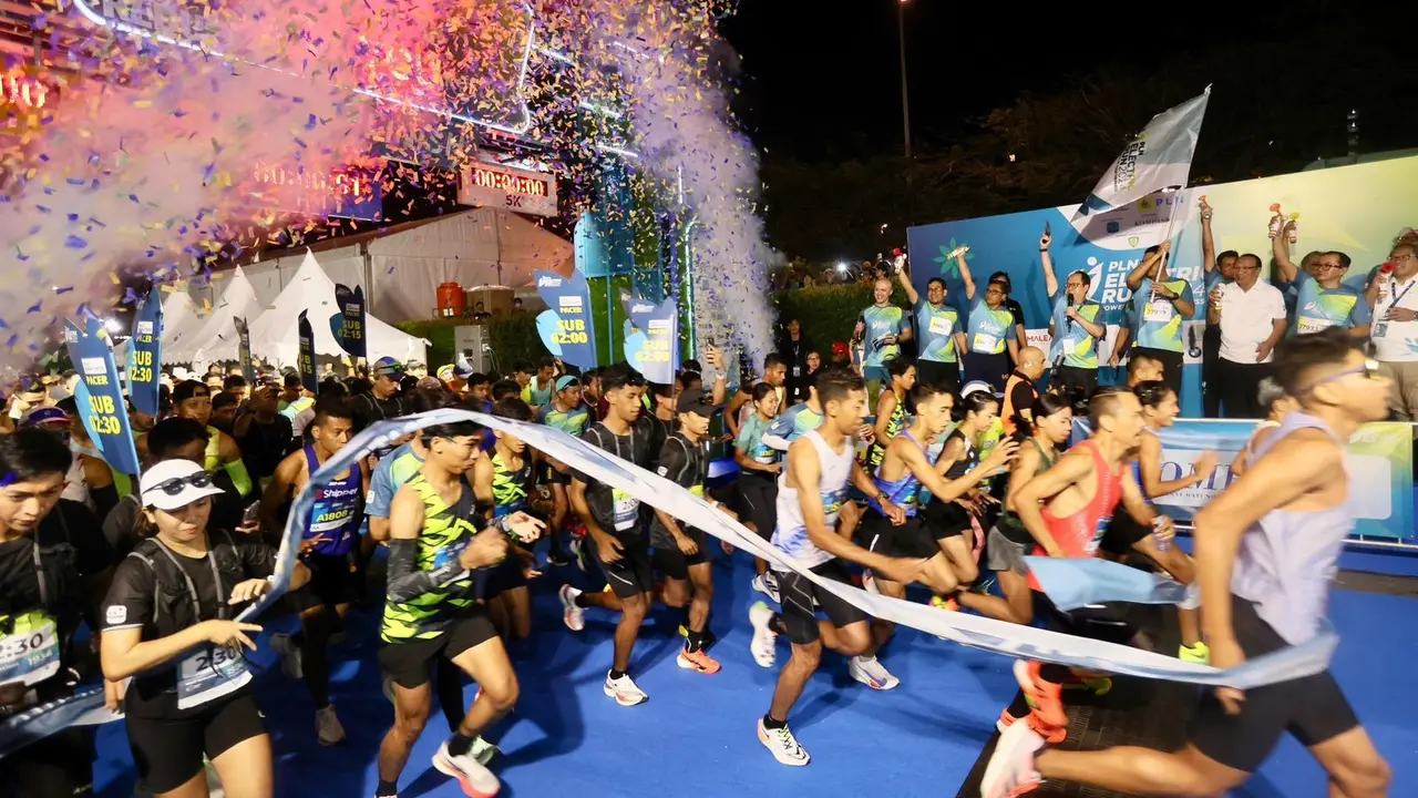 PLN menggelar PLN Electric Run 2024 di Scientia Square Park, Gading Serpong, Tangerang, Minggu (6/10/2024). (Dok PLN)