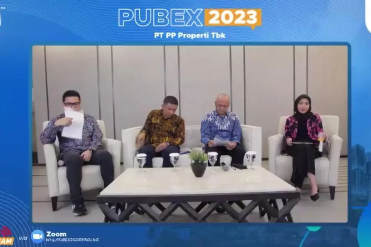 Paparan publik PT PP Properti Tbk (PPRO), Kamis (28/12/2023). (Foto: Liputan6.com/Elga N)
