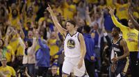 Thompson cetak poin terbanyak untuk Warriors saat gasak Pelicans di gim pertama smeifinal NBA (AP Photo/Marcio Jose Sanchez)