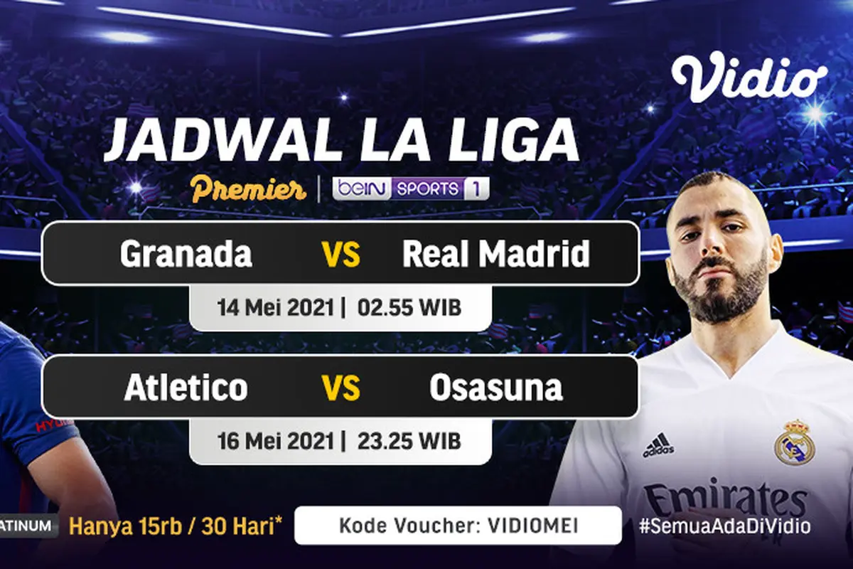 Streaming La Liga Spanyol Pekan Ini di Vidio