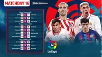 Live Streaming La Liga Spanyol 2022/23 Matchday 16 Mulai 7 hingga 9 Januari 2023 di Vidio