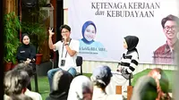 Alam Ganjar Diskusi soal Ketenagakerjaan dan Kebudayaan Bareng Pelajar Tangerang