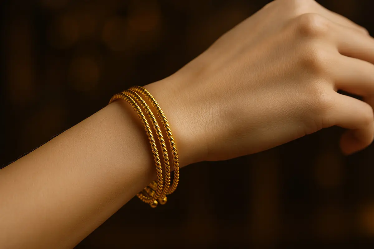 Gelang Lilit Emas 24 Karat