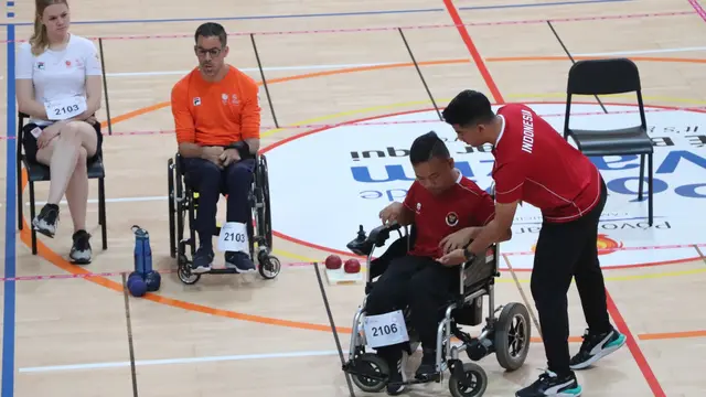 FOTO Timnas Boccia Indonesia