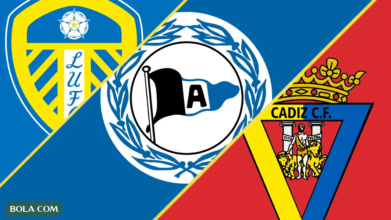 Logo Klub Leeds United, Arminia Bielefeld, Cadiz CF