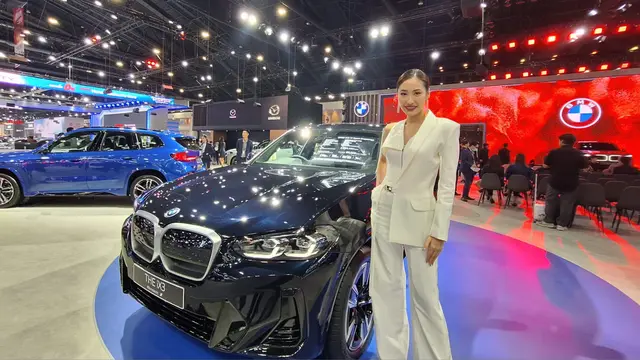 Pesona SPG Cantik yang Hiasi Thailand International Motor Expo 2023 (Arief A/Liputan6.com)