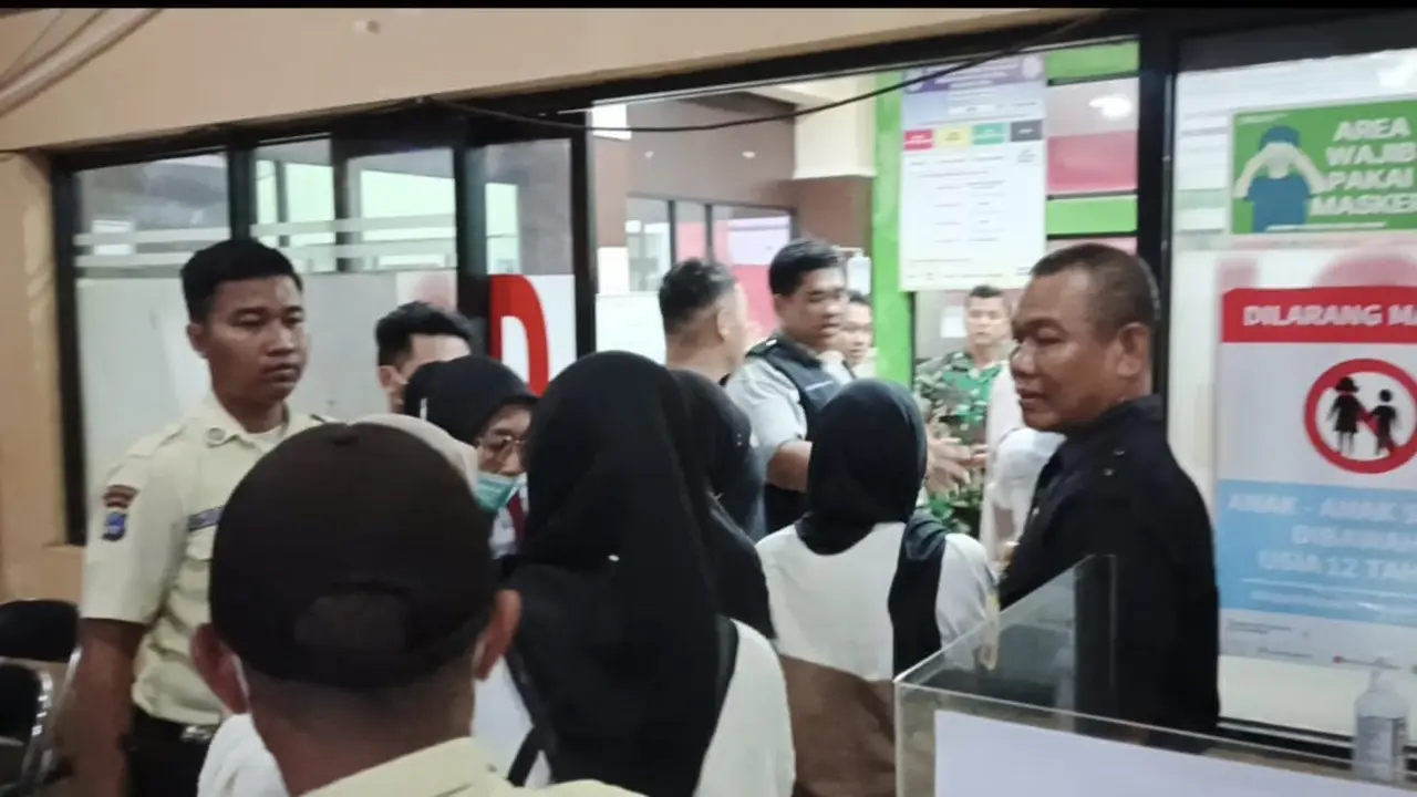 Suasana di RSUD Ratu Zalecha Martapura, Kabupaten Banjar, Provinsi Kalimantan Selatan.