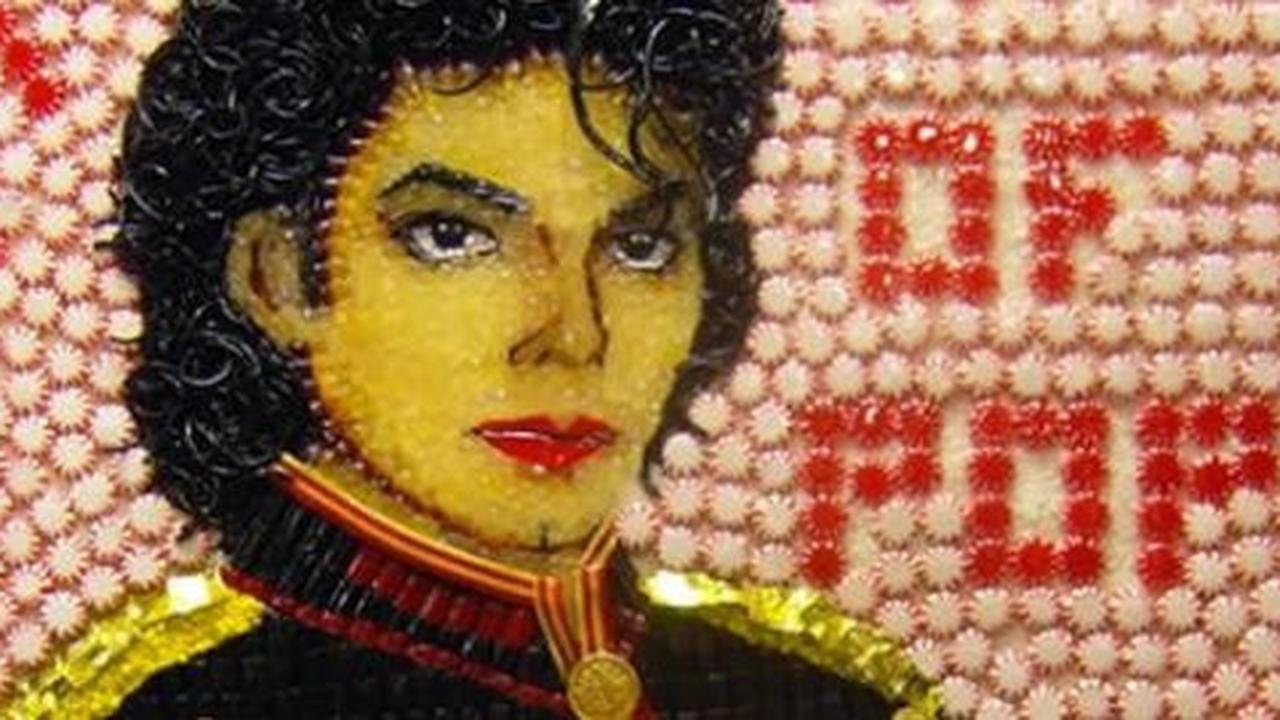 Wow, foto artis ini dibuat dari 5.000 permen!