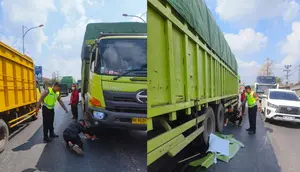 Tragis, Mahasiswi Tewas Terlindas Truk usai Gagal Menyalip