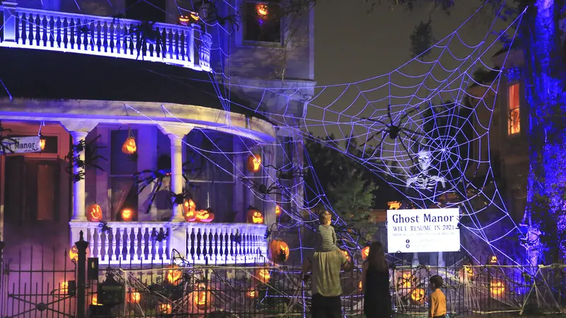 Sambut Halloween, Rumah Hantu di New Orleans Tarik Minat Pengunjung