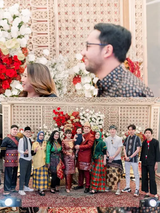 Hadir juga komika Kiky Saputri bersama sang suami. Acara digelar pada 18 Agustus 2023. [Instagram/gilangdirga]