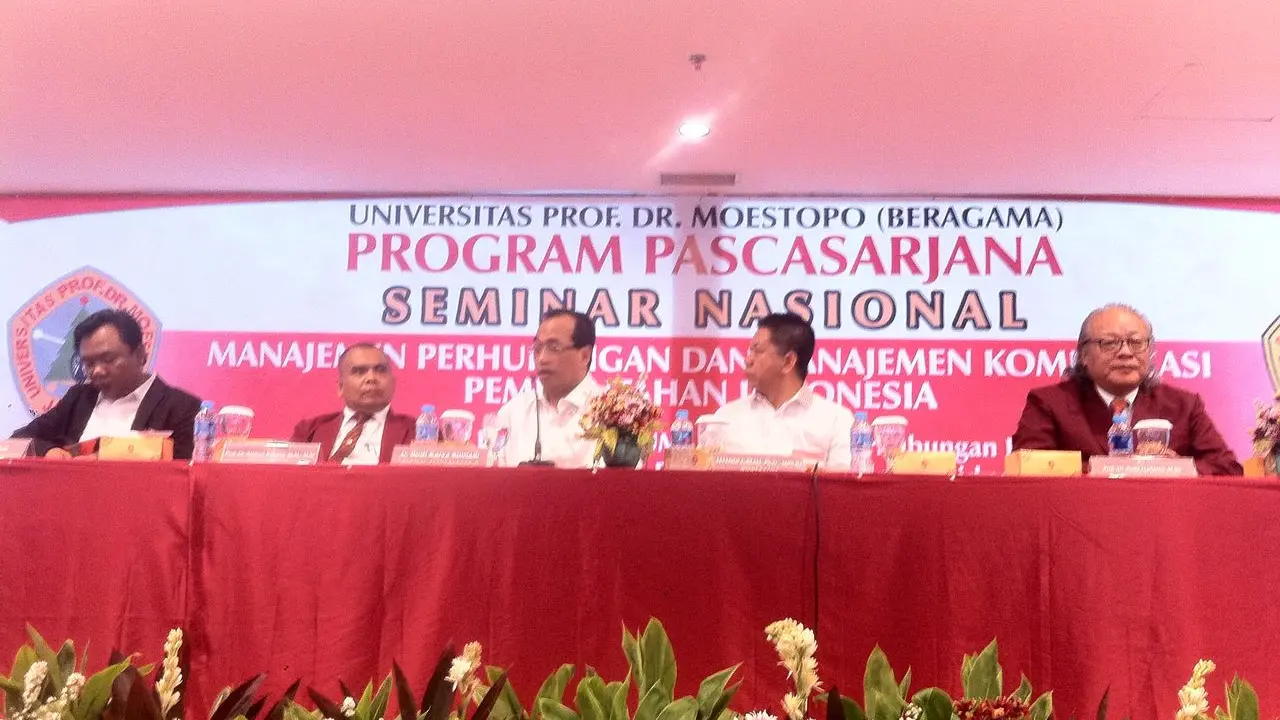 Menteri Perhubungan Budi Karya di Seminar Nasional Manajemen Perhubungan