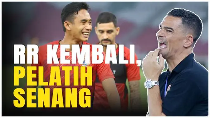 Comeback Ridho Jadi Amunisi Tambahan, Carlos Pena Optimis Persija Taklukkan Persebaya!