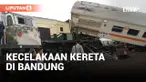 Terjadi Kecelakaan antara KA Turangga dengan Commuterline Bandung Raya