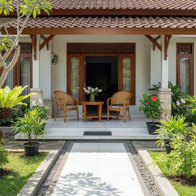 9 Model Teras Ramah Lansia, Desain Aman dan Nyaman