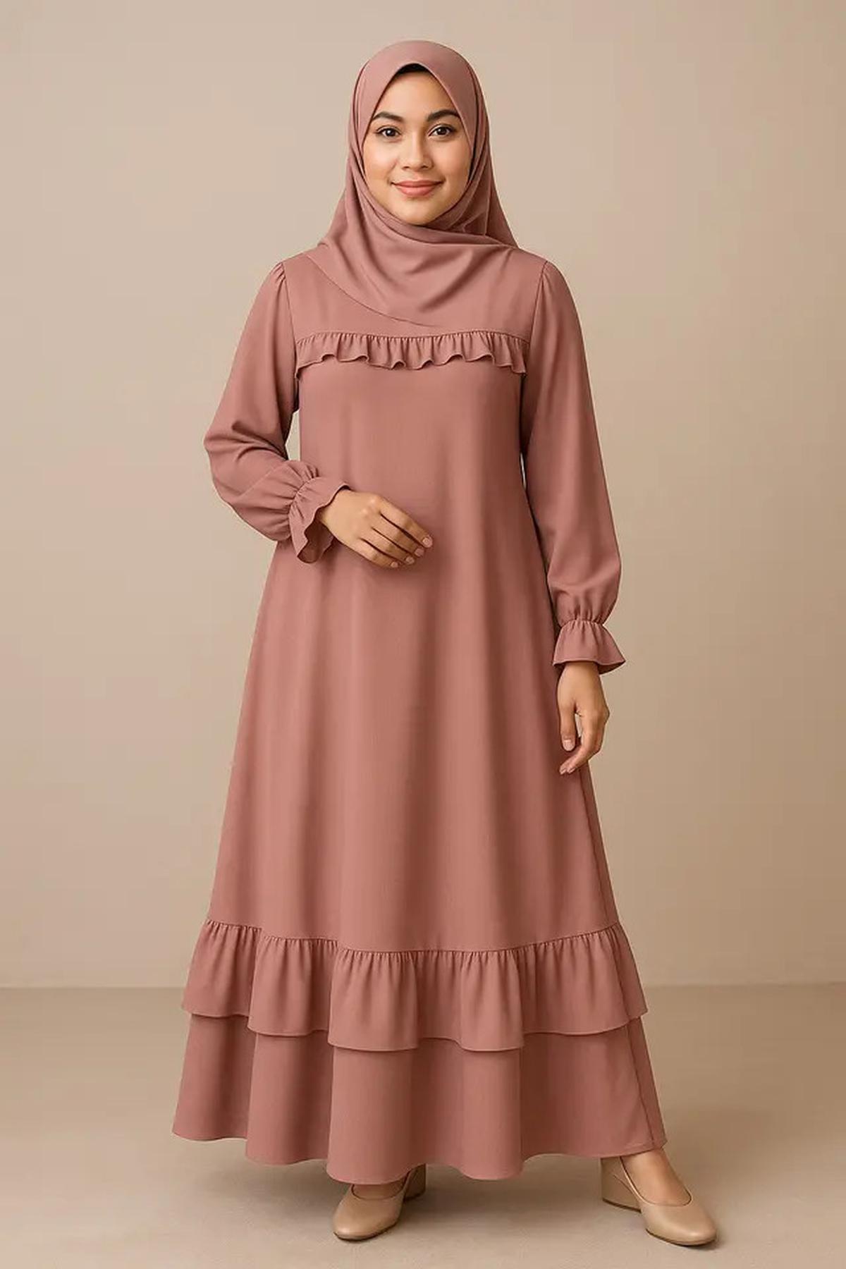 10 Model Gamis Wanita Sederhana yang Syari Tapi Tetap Elegan, Cocok untuk yang Aktif di 2025