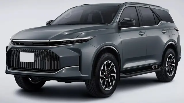 Toyota Fortuner Baru Bakal Adopsi Desain Mewah ala Crown (Carscoops)